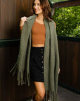 Cozy Knit Scarf with Tassels - Classical Bestseller!