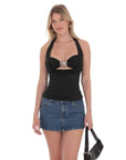 Lucy in The Sky Starfish Two Piece Top Set in Black