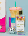 Only Getting Hotter - Glass Bottle Matches - Rainbow