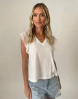 Lucia Flutter Sleeve Top