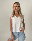 Lucia Flutter Sleeve Top