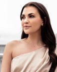 Water Resistant It’s All in a Name® *mini* Personalized Necklace (With Crystals)