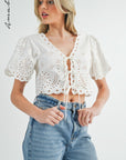 Janelle Embroidered Top