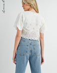 Janelle Embroidered Top