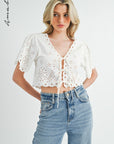 Janelle Embroidered Top