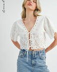 Janelle Embroidered Top