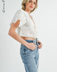 Janelle Embroidered Top