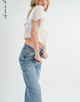 Janelle Embroidered Top