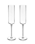 Laurel Champagne Flutes