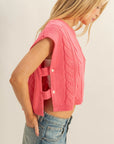 Martin Cable Sleeveless Sweater