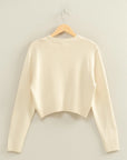 Dottie Cropped Long Sleeve Sweater