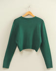 Dottie Cropped Long Sleeve Sweater