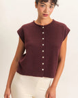 Vanessa Sleeveless Cardigan