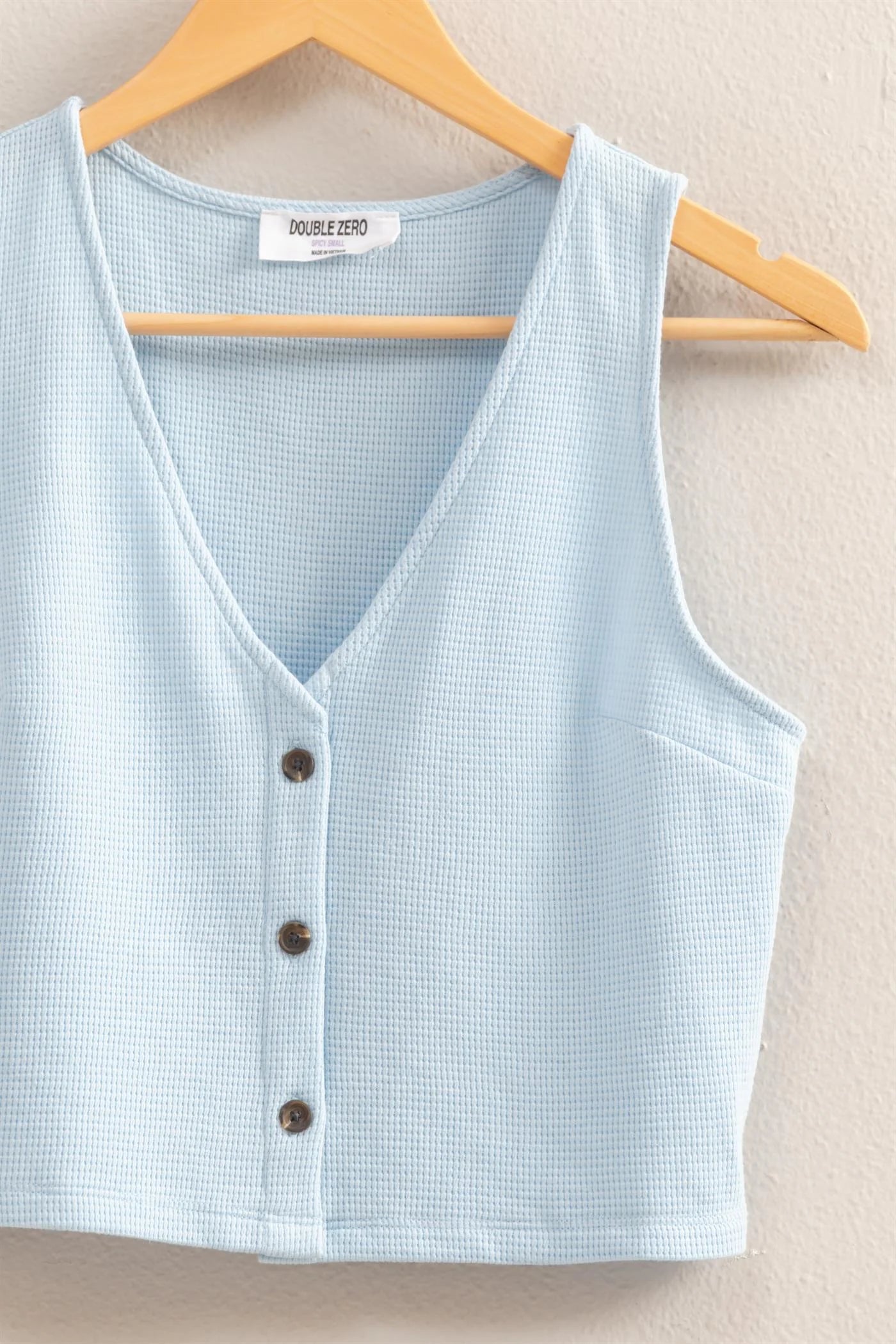 Ash Cropped Vest