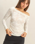 Nora Off Shoulder Lace Top