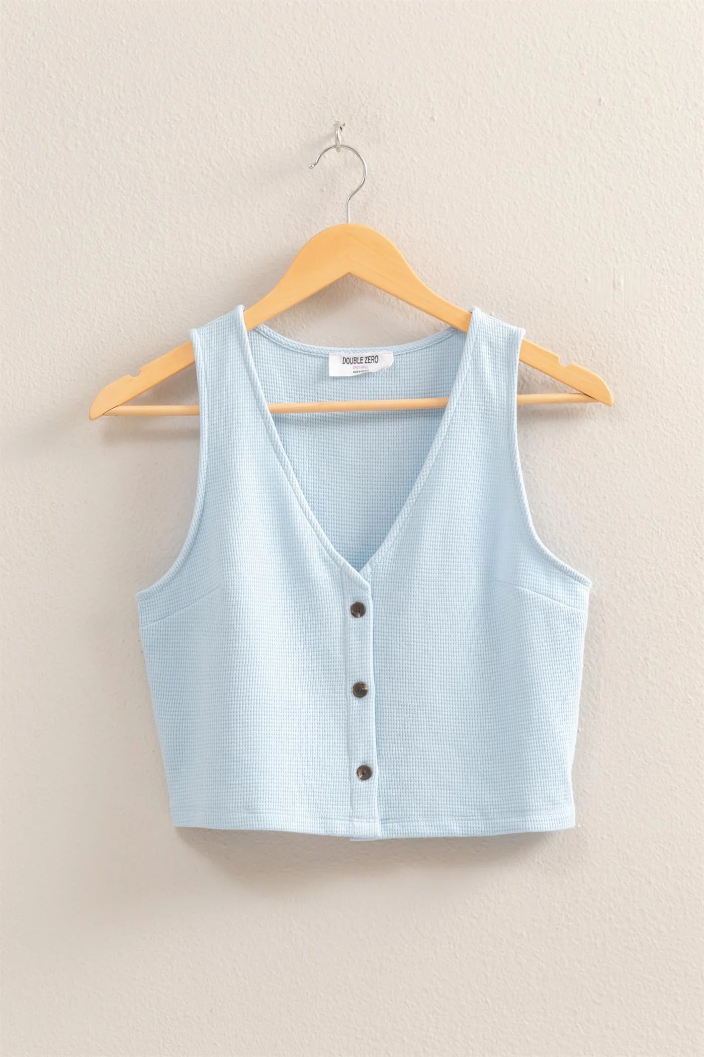 Ash Cropped Vest