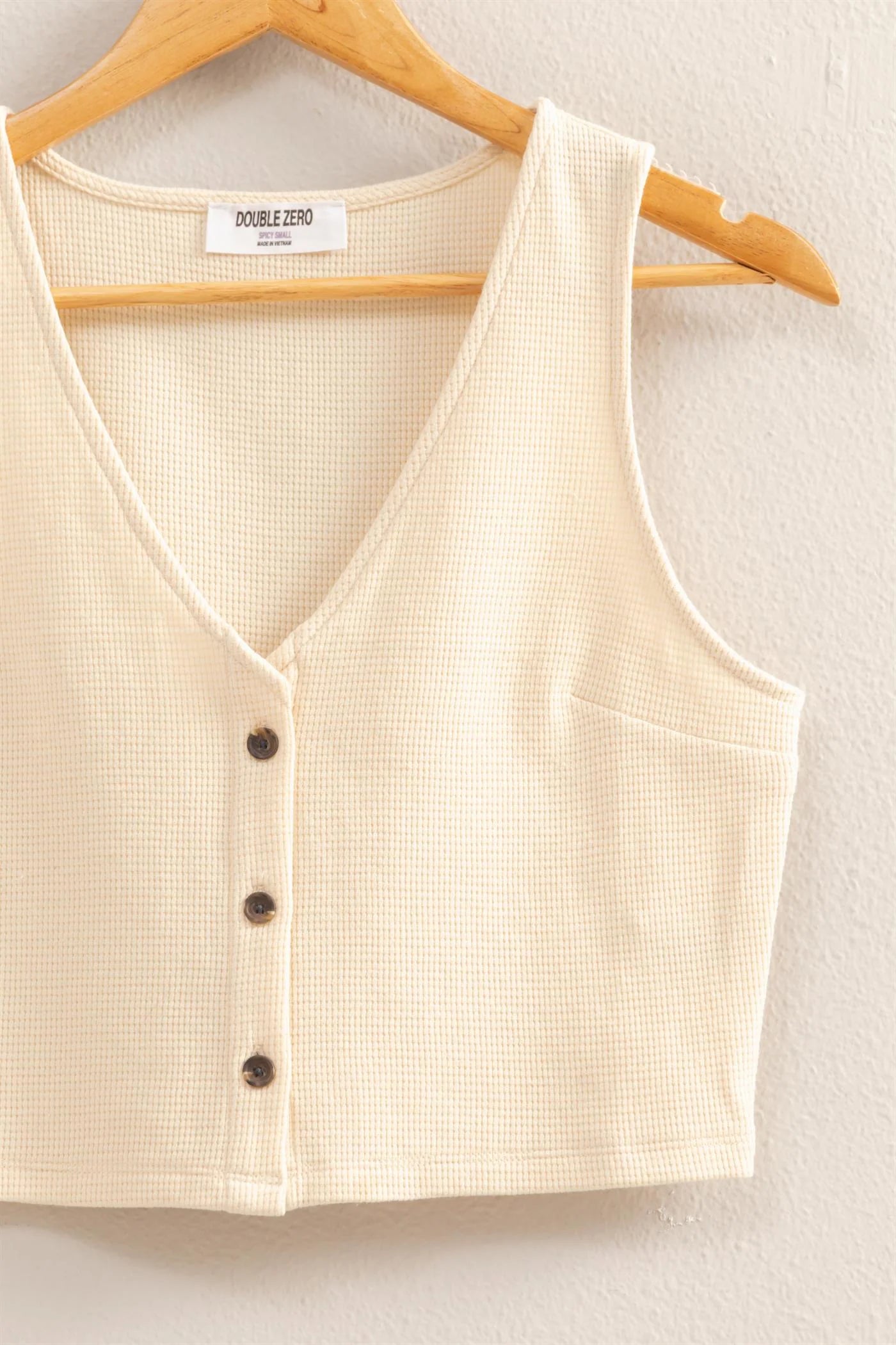 Ash Cropped Vest