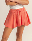 Rae Flowy Fleece Skort