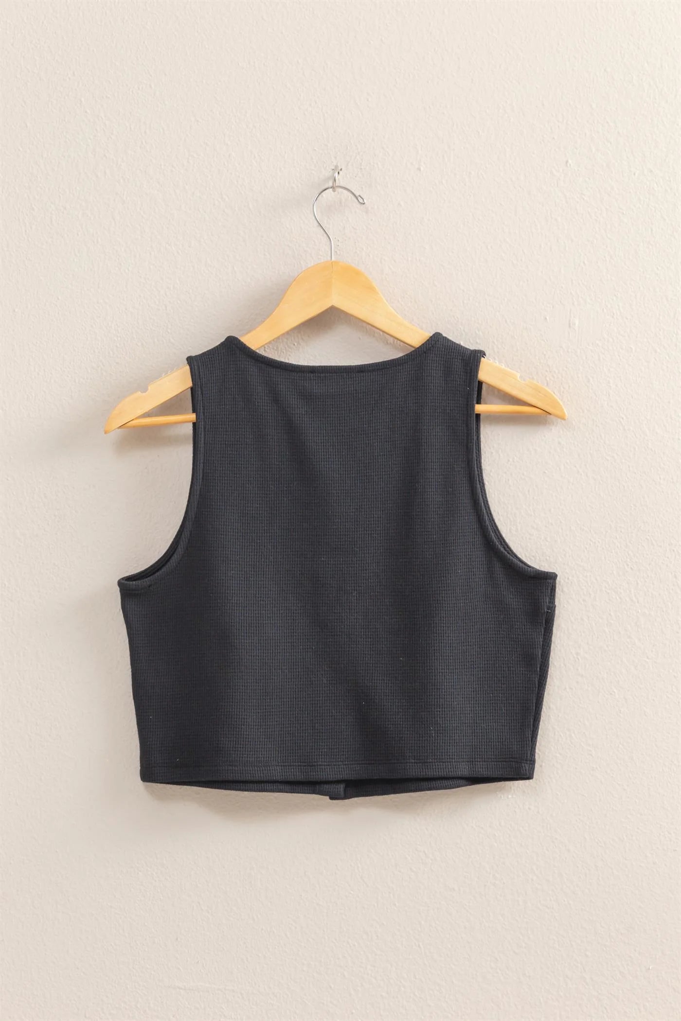 Ash Cropped Vest