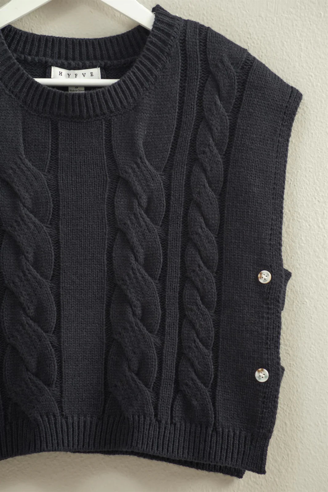 Martin Cable Sleeveless Sweater
