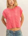 Martin Cable Sleeveless Sweater