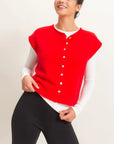Vanessa Sleeveless Cardigan