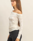 Nora Off Shoulder Lace Top