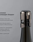 Gunmetal Champagne Stopper