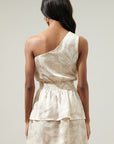 Gardenia One Shoulder Mini Dress
