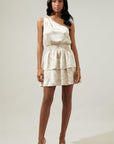 Gardenia One Shoulder Mini Dress