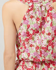 Dione Cross Front Peplum Top