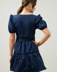 Madrigal Poplin Tiered Mini Dress