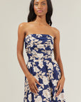 Lilo Night Tropics Pleated Tube Top