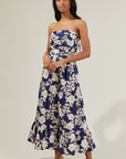 Lilo Night Tropics Pleated Tube Top