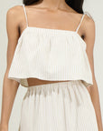 Everlanes Striped Crop Top