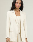 Candida Fitted Notch Lapel Blazer