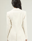 Candida Fitted Notch Lapel Blazer