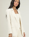 Candida Fitted Notch Lapel Blazer
