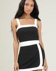 Addilyn Color Block Crop Top