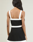 Addilyn Color Block Crop Top