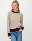 Dylan Trim Crew Neck Sweater