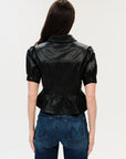 Oxford Peplum Jacket