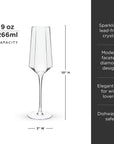 Seneca Crystal Champagne Flute