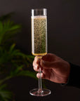 Laurel Champagne Flutes