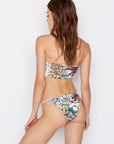 Joni Strapless Bikini Top in Floral
