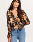 Peyton Floral Button L/S Top