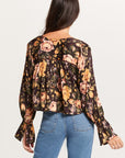 Peyton Floral Button L/S Top