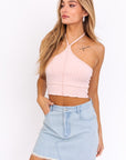 Rikki Halter Top in Pink