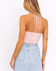 Rikki Halter Top in Pink