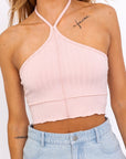 Rikki Halter Top in Pink